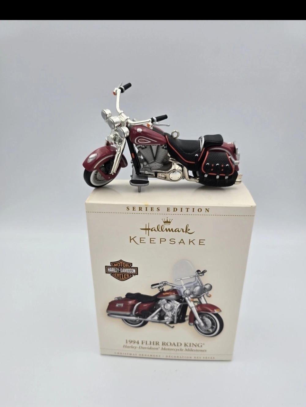 Hallmark Keepsake Harley-Davidson Red Road King Ornament